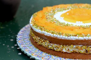 gateau moelleux abricot pistache