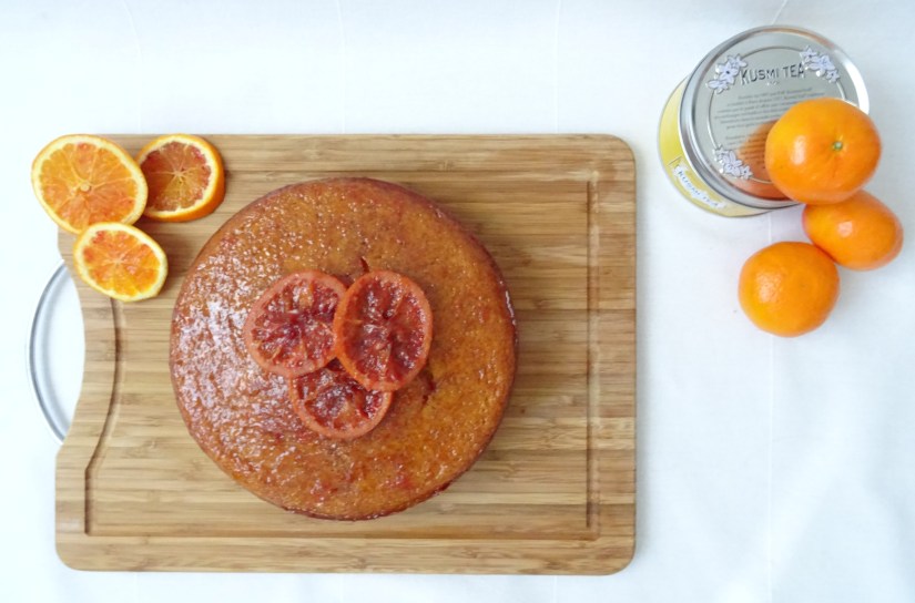 gâteau maxi moelleux orange, fleur d'oranger et amande