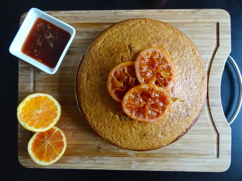 gâteau maxi moelleux orange, fleur d'oranger et amande