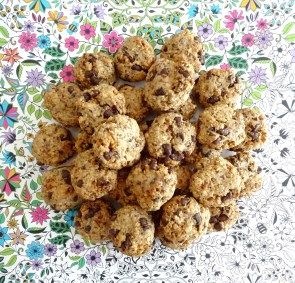 cookies moelleux vegan chocolat pralin noisettes