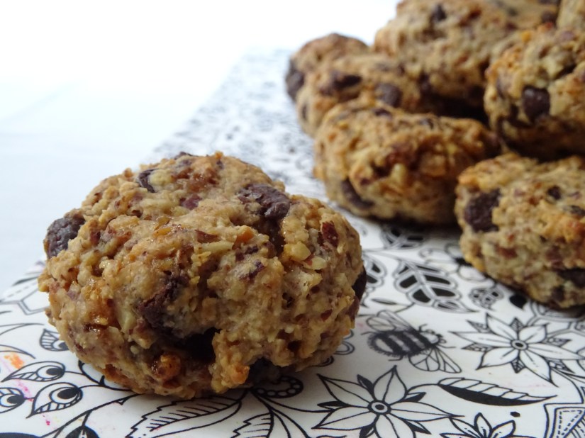 cookies moelleux vegan chocolat pralin noisettes 